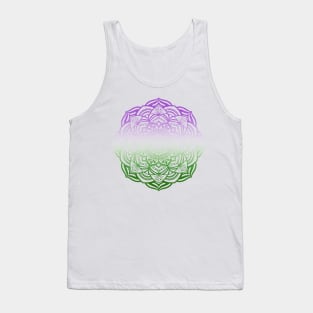 Genderqueer Pride Mandala Tank Top